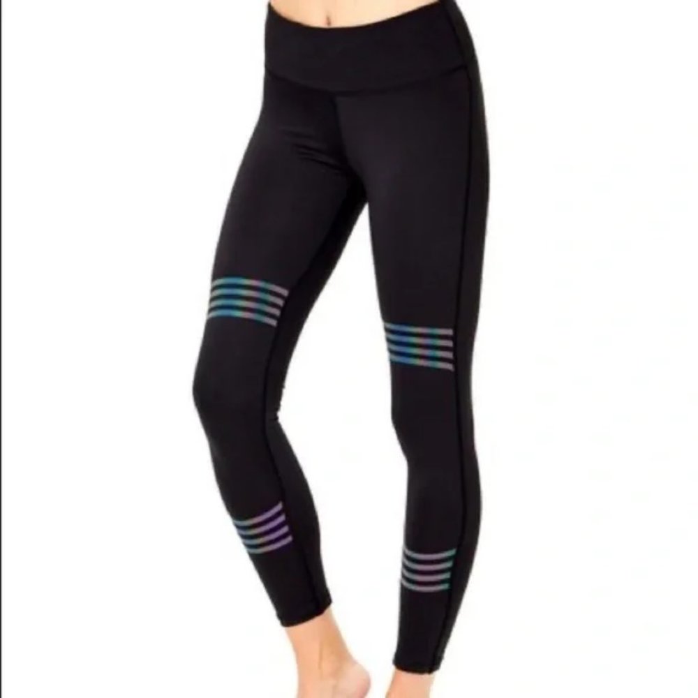 Rainbow reflective leggings